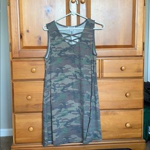 Brand new camouflage dress